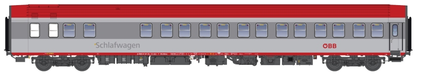 L.S. Models LS47086 - H0 - Schlafwagen T2S, ÖBB, Ep. VI - Wagen 1